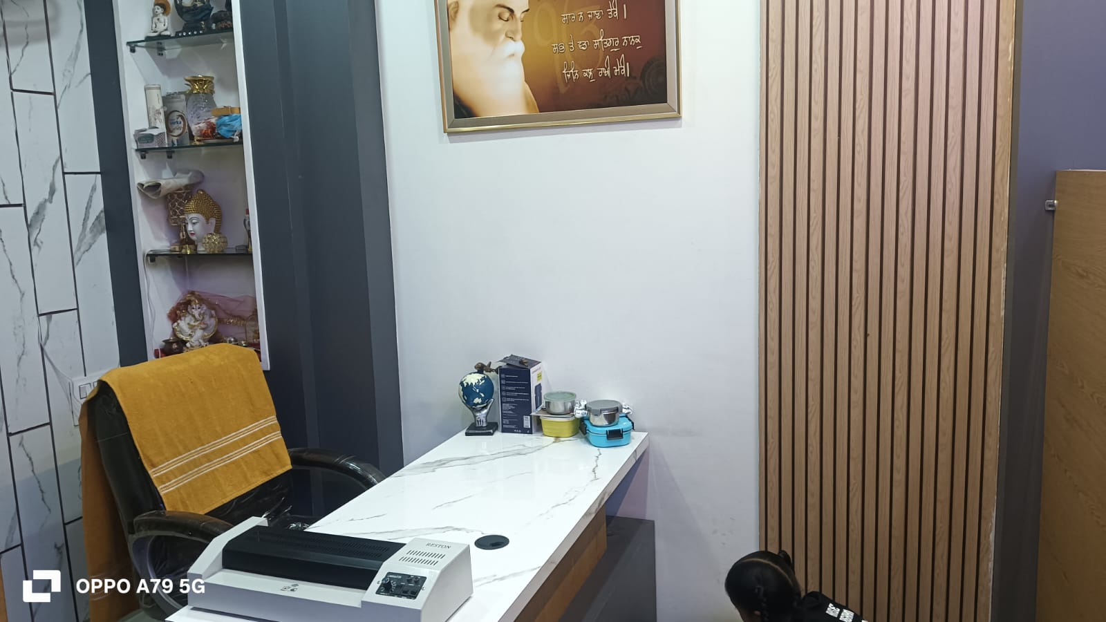 Front desk or reception area